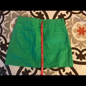 Topshop green skirt